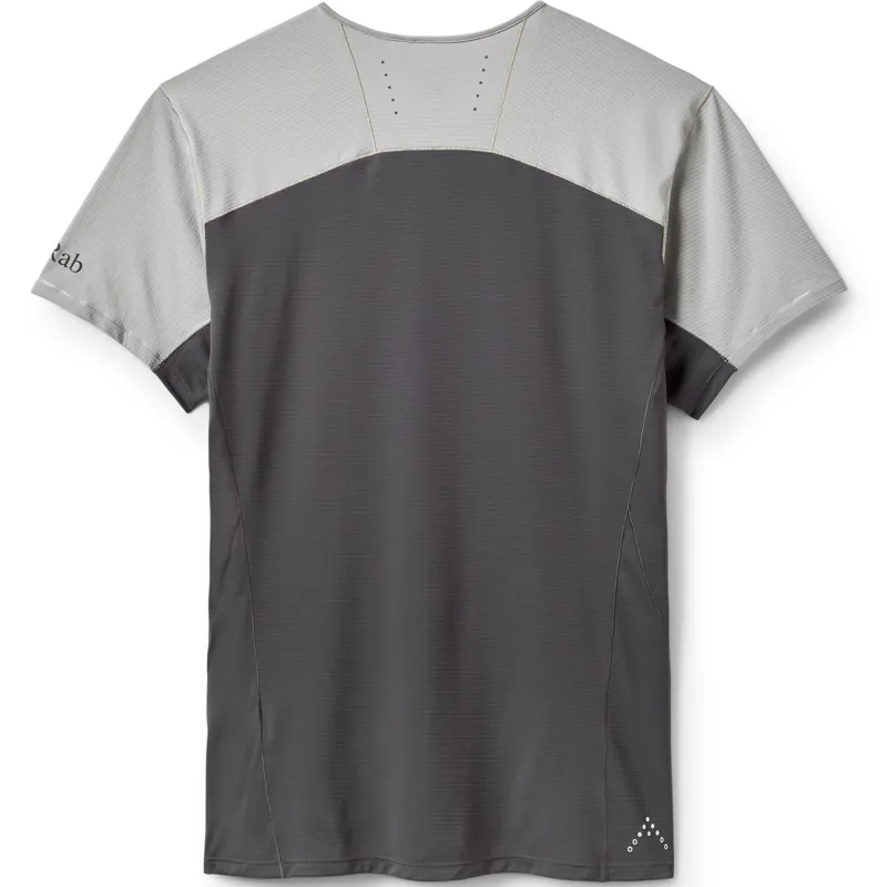 Rab Mens Sonic Ultra Tee - Light Zinc-Graphene-1