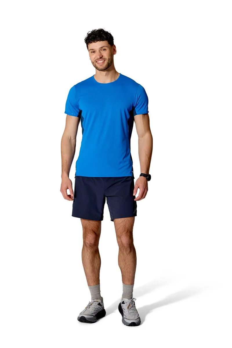 Rab Mens Sonic Ultra Tee - Beluga-Graphene-2