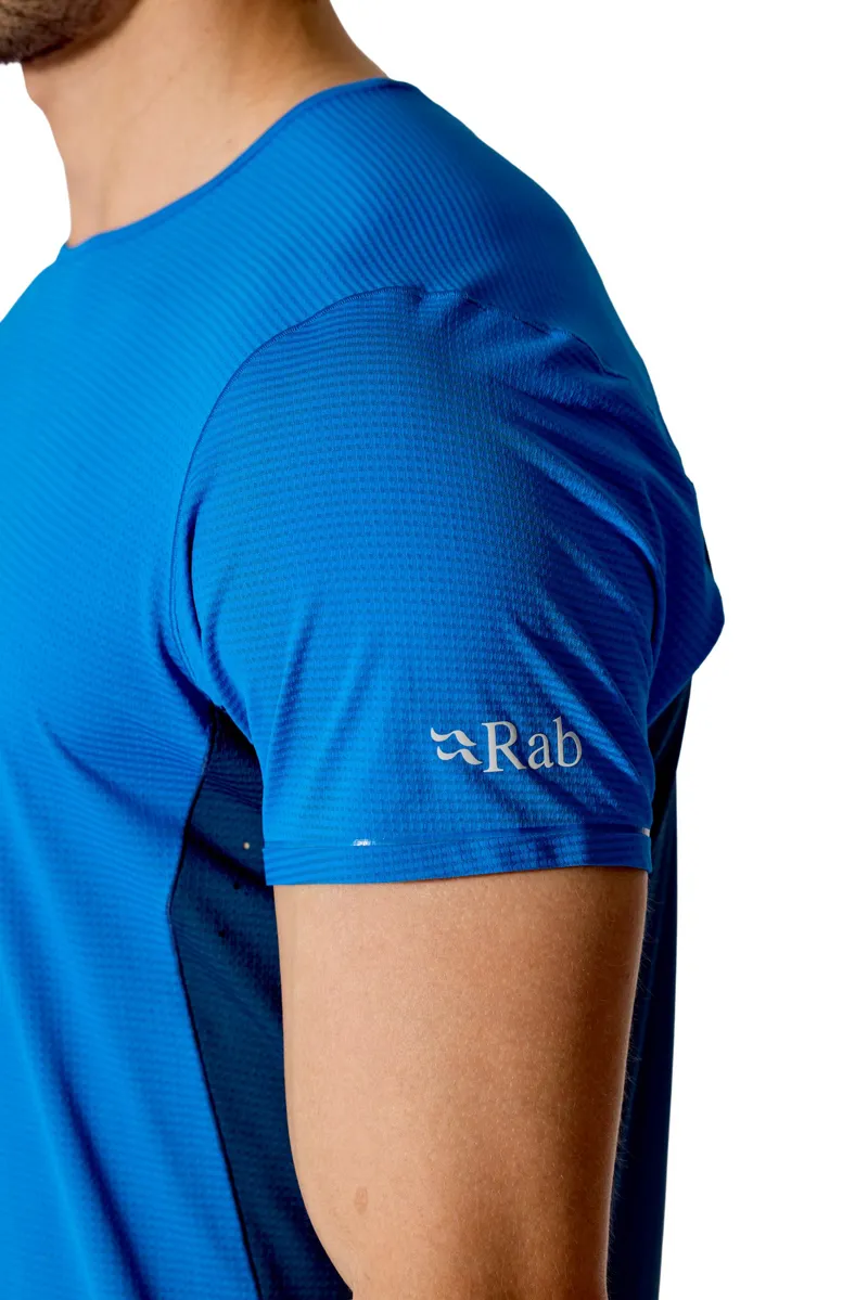 Rab Mens Sonic Ultra Tee - Maya Blue-Tempest Blue-6