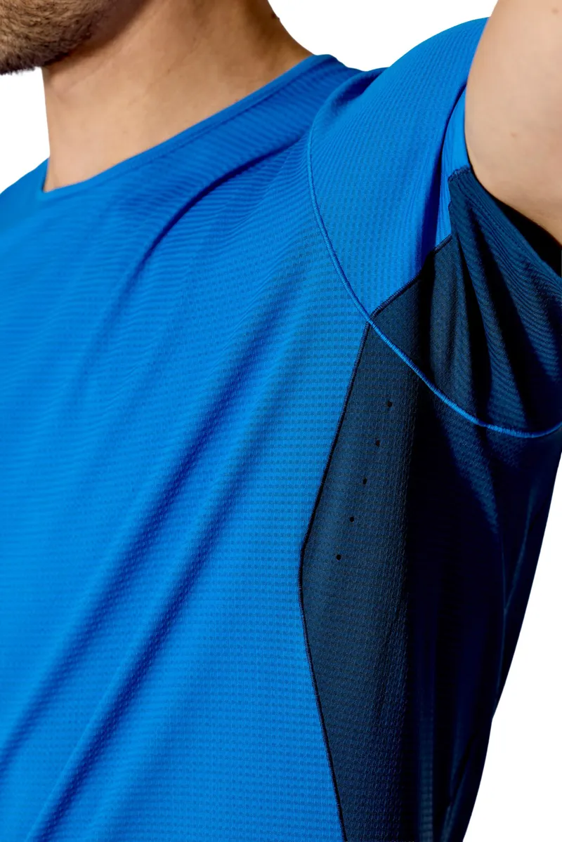 Rab Mens Sonic Ultra Tee - Maya Blue-Tempest Blue-7