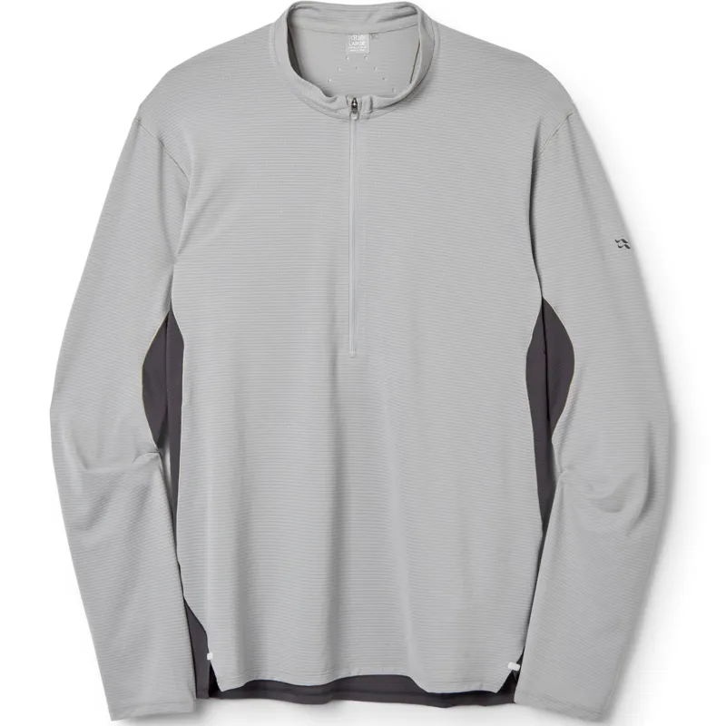 Rab Mens Sonic Ultra Zip-Tee - Light Zinc-Graphene