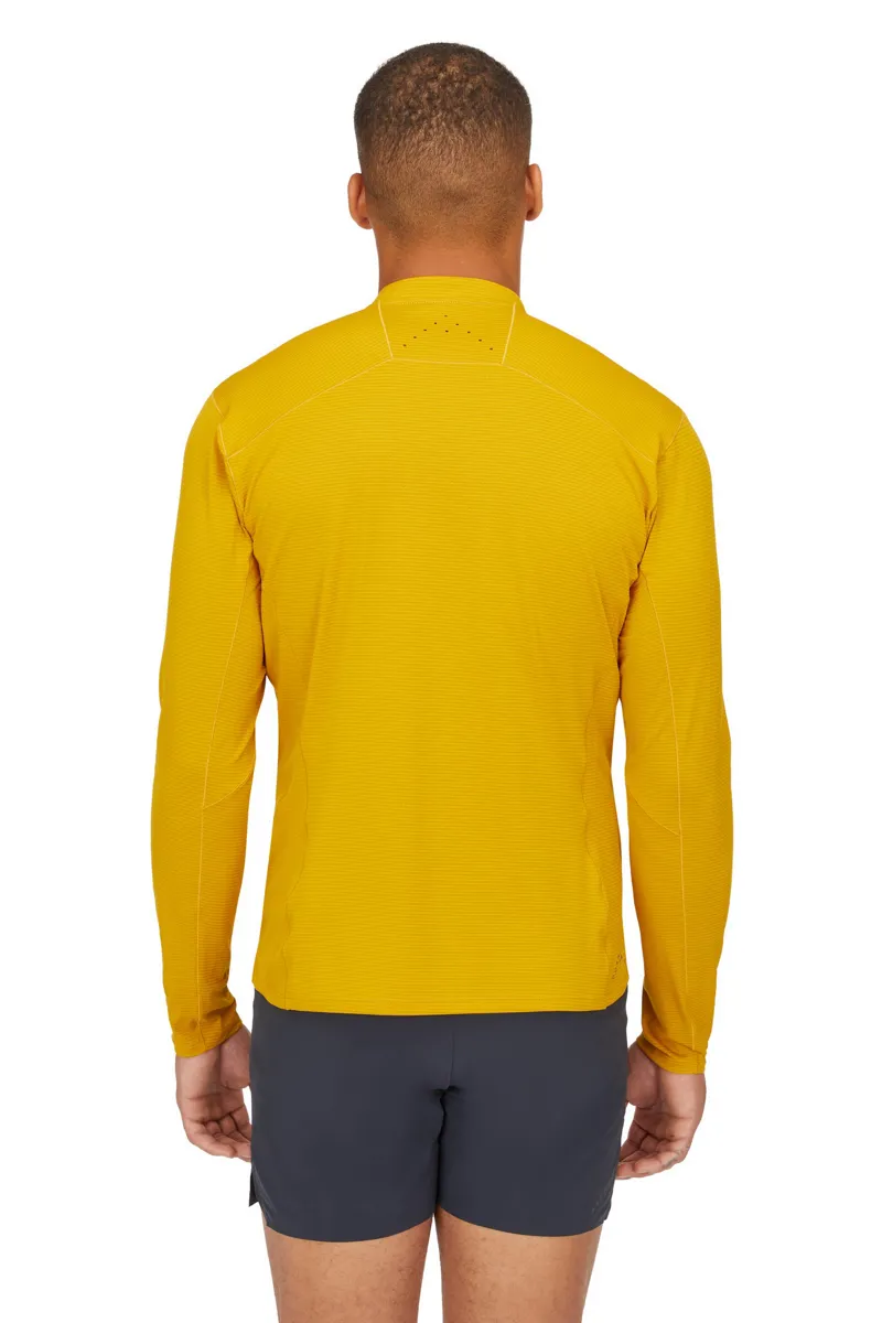 Rab Mens Sonic Ultra Zip-Tee - Maya Blue-Tempest Blue-3