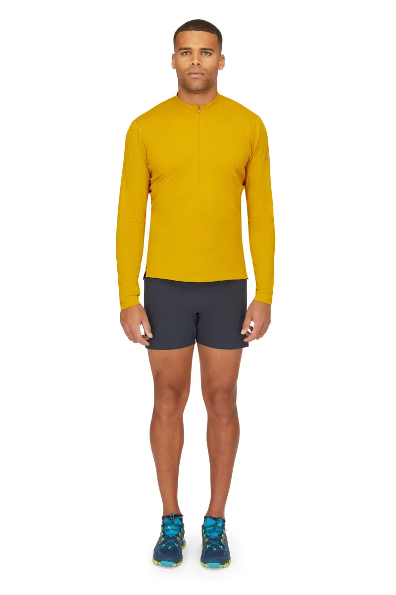 Rab Mens Sonic Ultra Zip-Tee - Beluga-Graphene-4