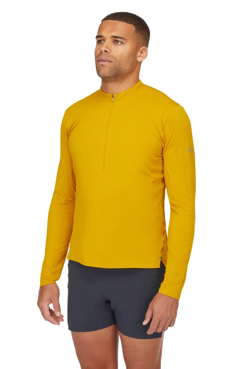 Rab Mens Sonic Ultra Zip-Tee - Beluga-Graphene-2