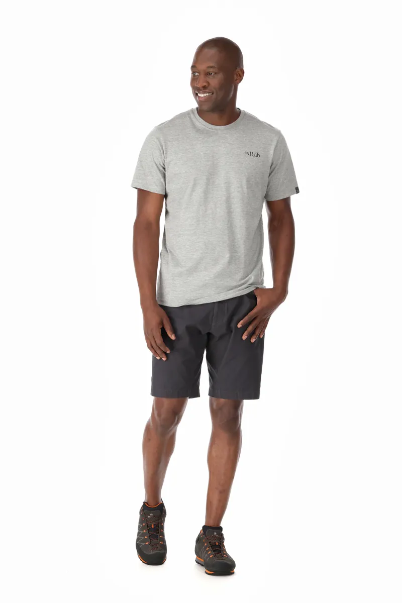 Rab Mens Stance Mountain Peak Tee - Grey Marl-4
