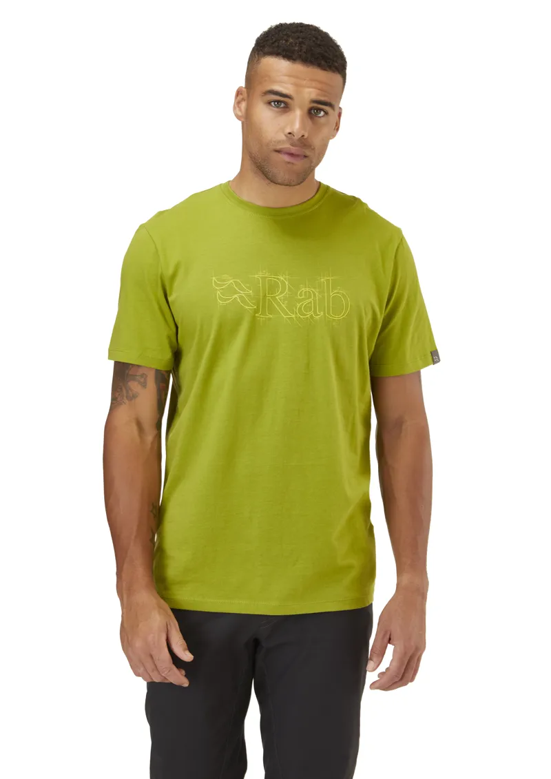 Rab Mens Stance Sketch Tee - Aspen Green-2
