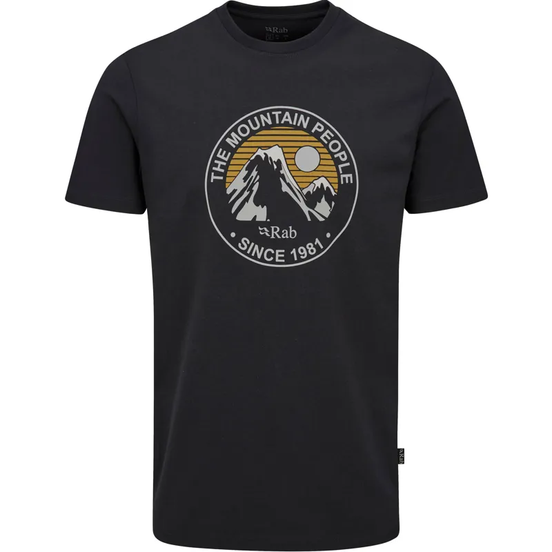 Rab Mens Stance Alpine Peak Tee - Beluga