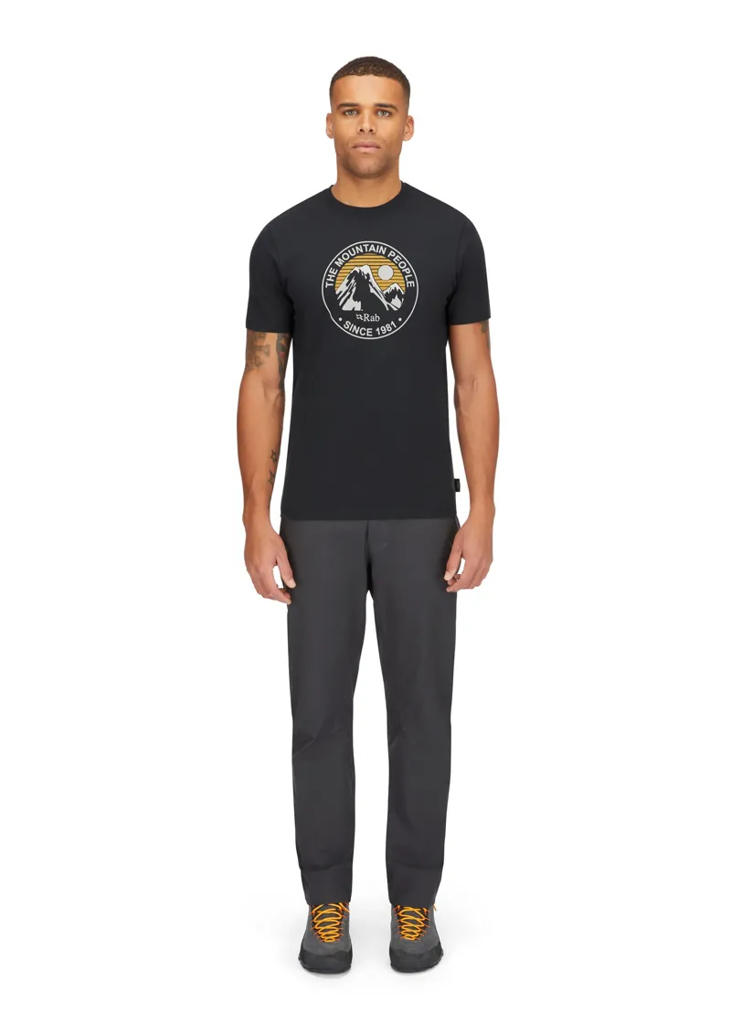 Rab Mens Stance Alpine Peak Tee - White-5