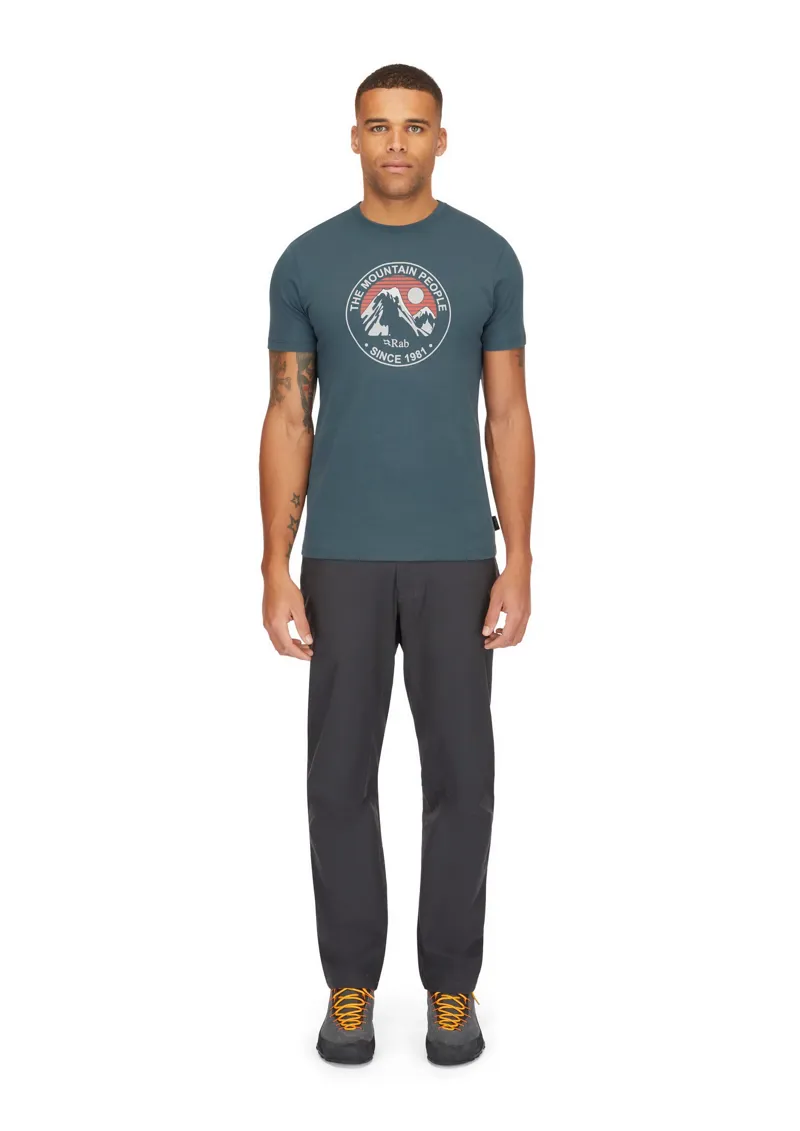 Rab Mens Stance Alpine Peak Tee - Orion Blue-5