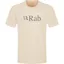 Rab Mens Stance Logo Tee - Ecru