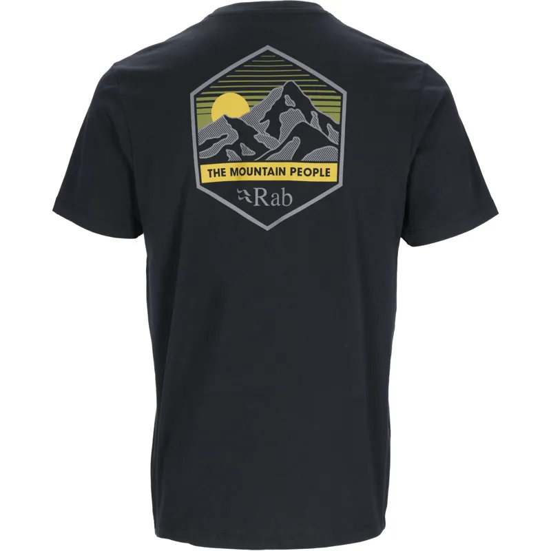 Rab Mens Stance Mountain Peak Tee - Beluga-2