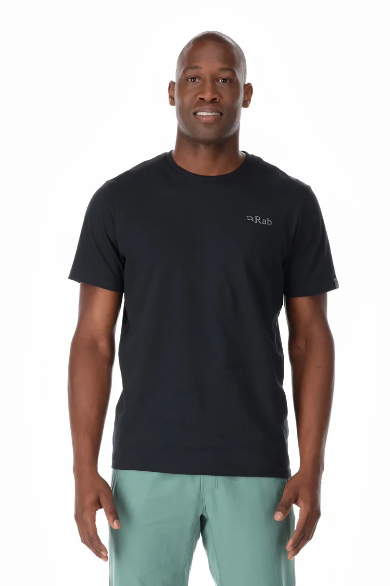 Rab Mens Stance Mountain Peak Tee - Tempest Blue-3