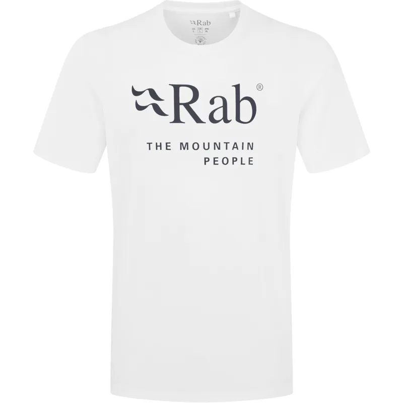 Rab Mens Stance Mountain Tee - White
