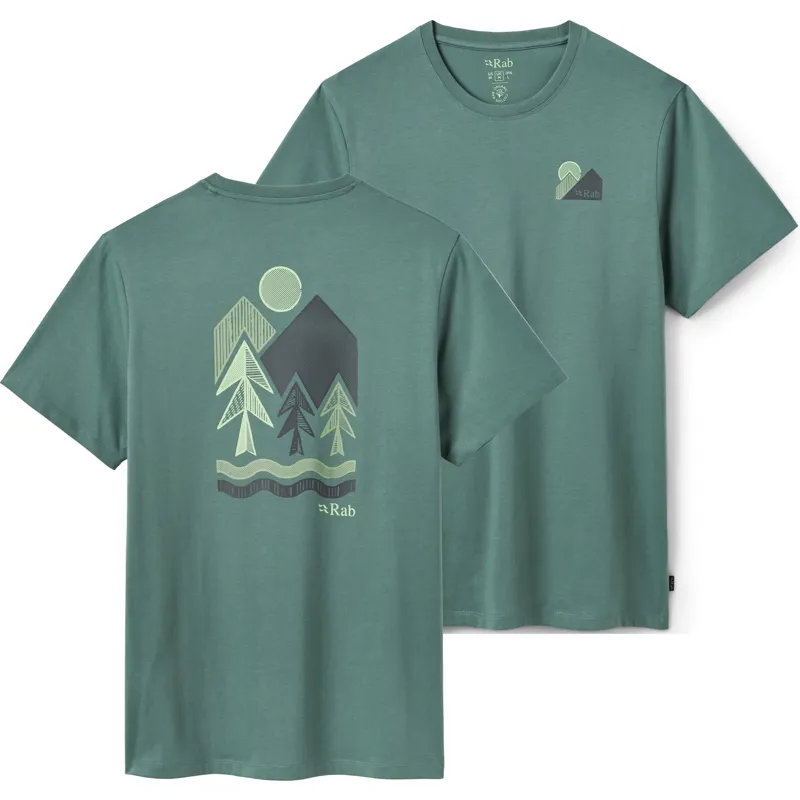 Rab Mens Stance Vista Tee - Sage