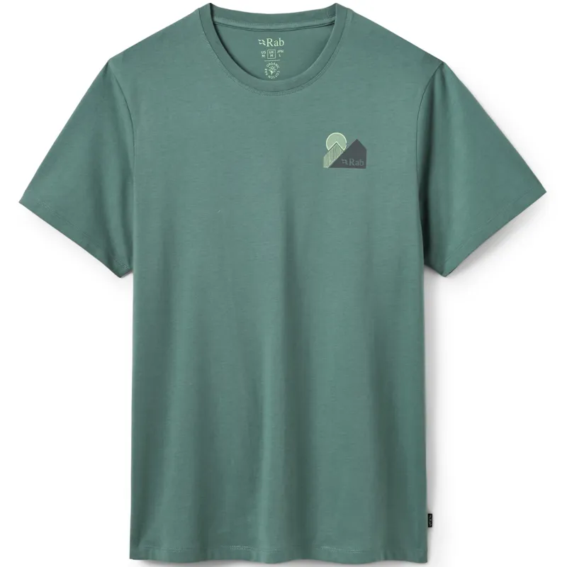 Rab Mens Stance Vista Tee - Sage-1