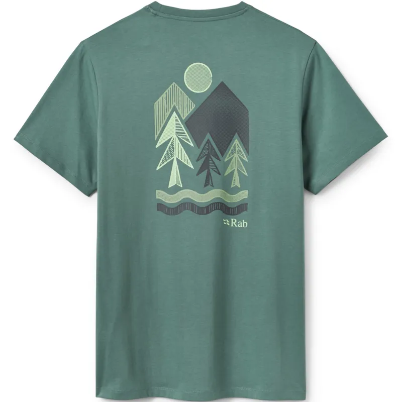 Rab Mens Stance Vista Tee - Sage-2