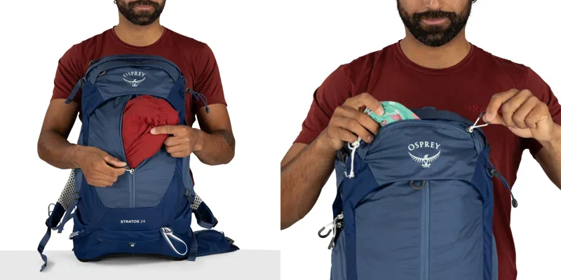 Osprey Mens Stratos 24 Rucksack - Pine Leaf-9