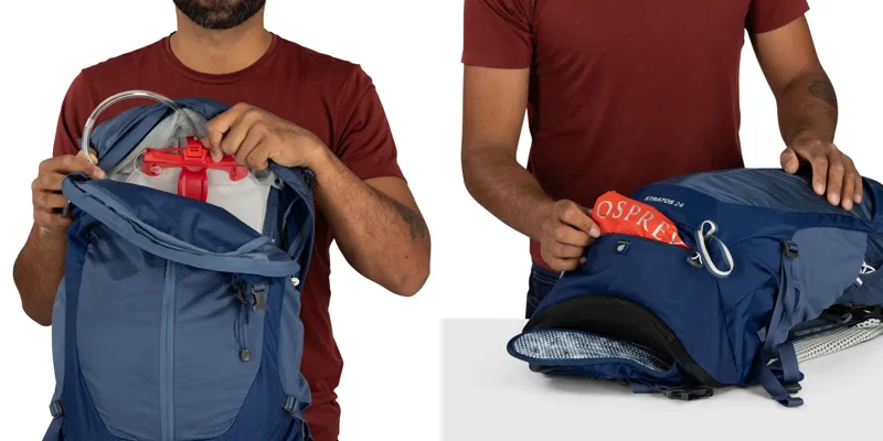 Osprey Mens Stratos 24 Rucksack - Pine Leaf-11