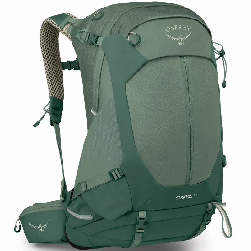 Osprey Mens Stratos 34 Rucksack - Pine Leaf-1