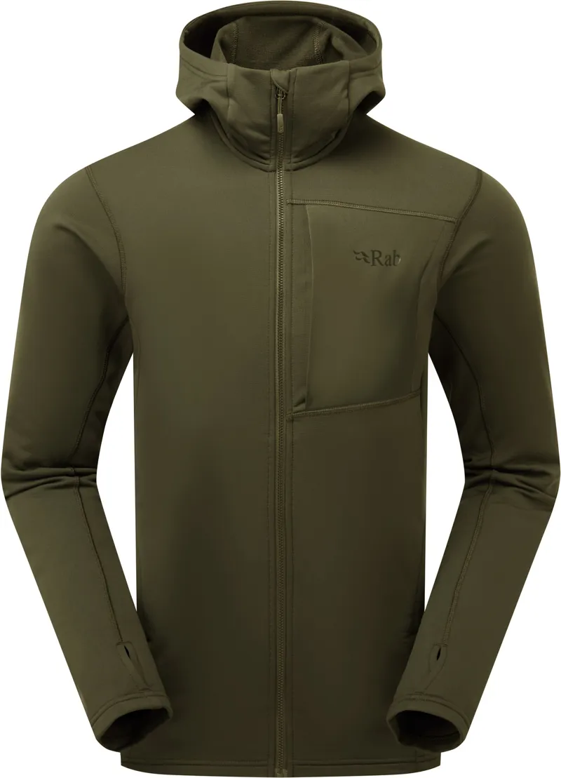Rab Mens Superflux Hoody - Olive-Olive