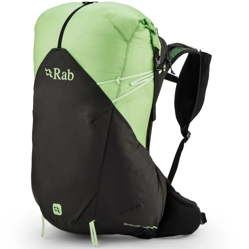 Rab Womens Syclon XP 28ND Rucksack - Black-Dark Fig Green