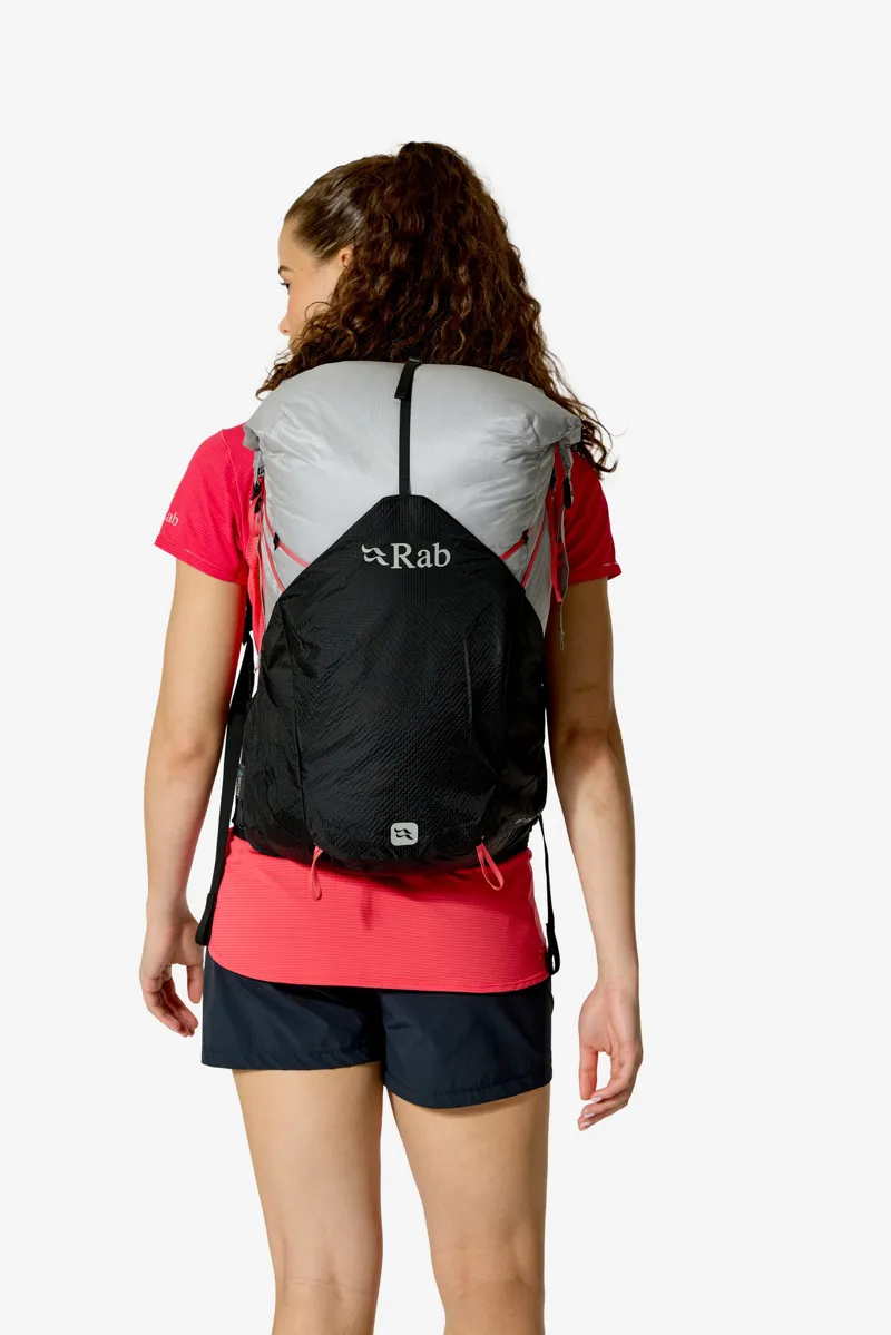 Rab Womens Syclon XP 28ND Rucksack - Black-Dark Fig Green-9