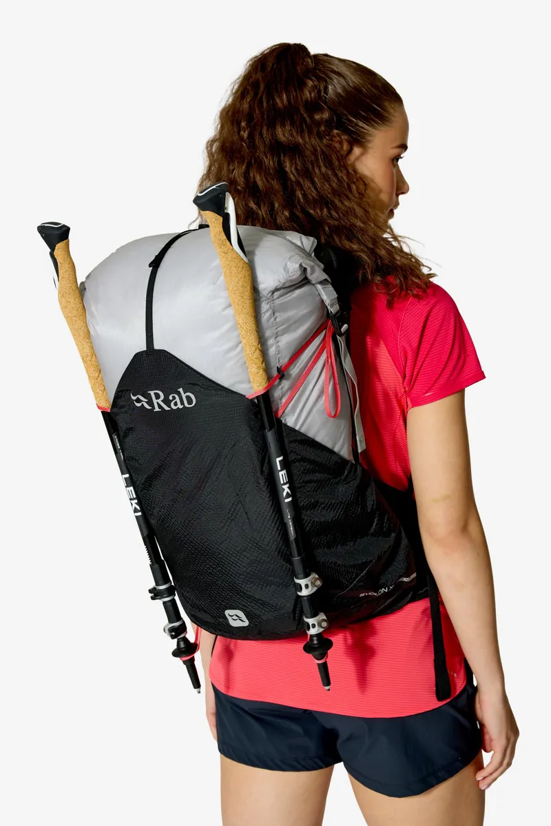 Rab Womens Syclon XP 28ND Rucksack - Black-Dark Fig Green-5