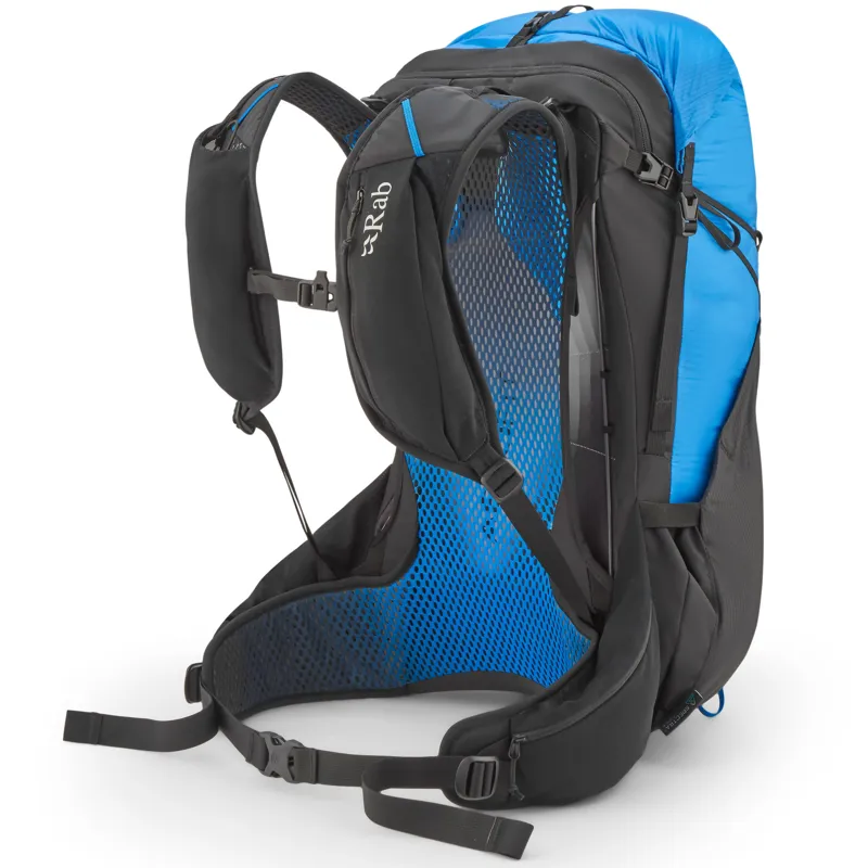 Rab Syclon XP 30 Rucksack - Black-Maya Blue-2
