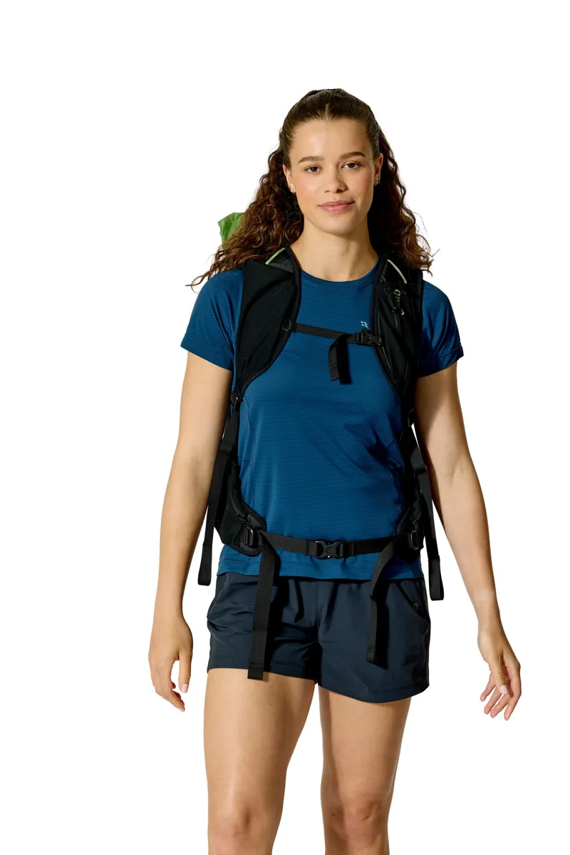 Rab Womens Syclon XP 38ND Rucksack - Black-Dark Fig Green-7