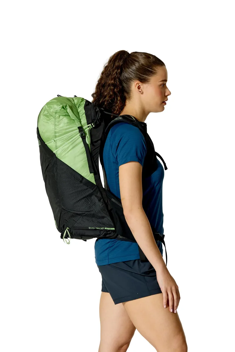 Rab Womens Syclon XP 38ND Rucksack - Black-Dark Fig Green-8