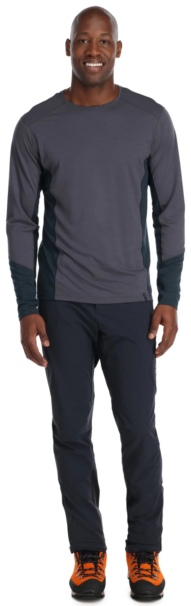 Rab Mens Syncrino Base Long Sleeved Tee - Graphene-4