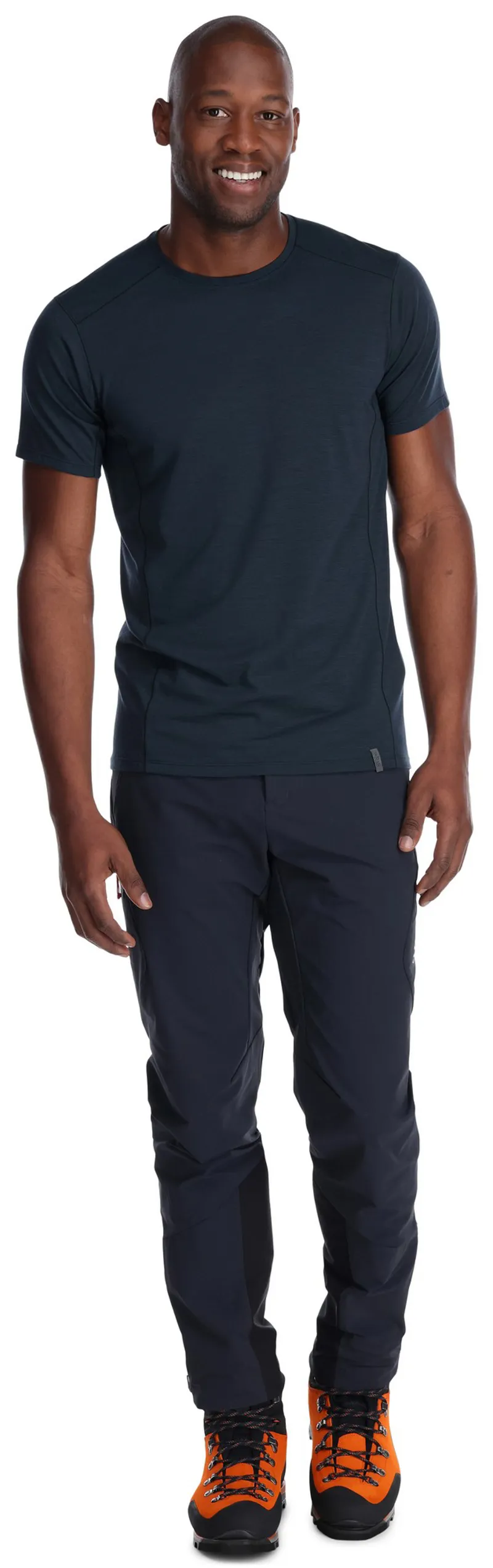 Rab Mens Syncrino Base Tee - Beluga-5