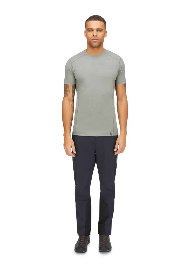 Rab Mens Syncrino Base Tee - Stone-5