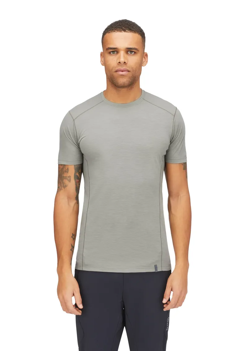 Rab Mens Syncrino Base Tee - Stone-2