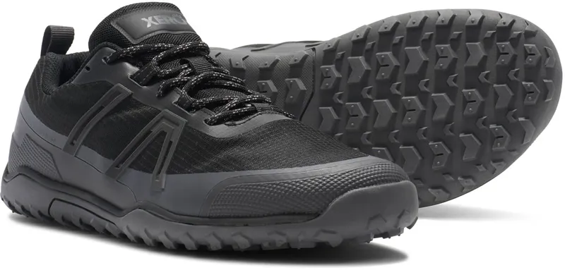 Xero Shoes Mens Scrambler Trail Low WP Shoe - Black-Asphalt-7