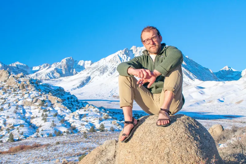 Xero Shoes Mens Z-Trail EV Sandals - Steel Gray-Asphalt-11