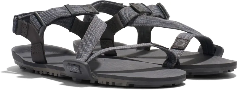 Xero Shoes Mens Z-Trail EV Sandals - Steel Gray-Asphalt