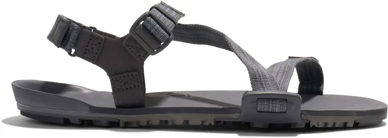 Xero Shoes Mens Z-Trail EV Sandals - Steel Gray-Asphalt-1