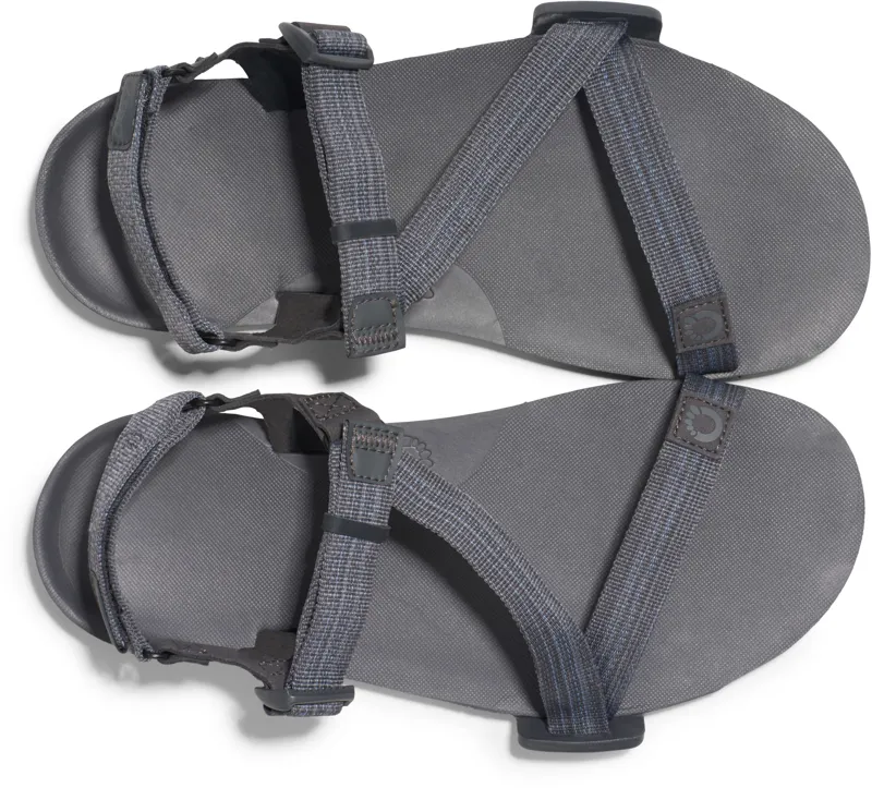 Xero Shoes Mens Z-Trail EV Sandals - Steel Gray-Asphalt-8