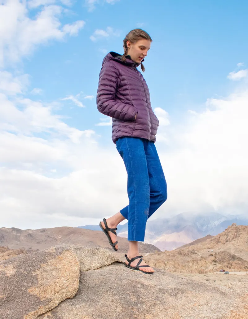 Xero Shoes Womens Z-Trail EV Sandals - Sunset Coral-Morel-12