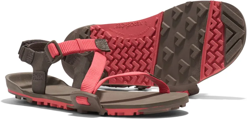 Xero Shoes Womens Z-Trail EV Sandals - Sunset Coral-Morel-8