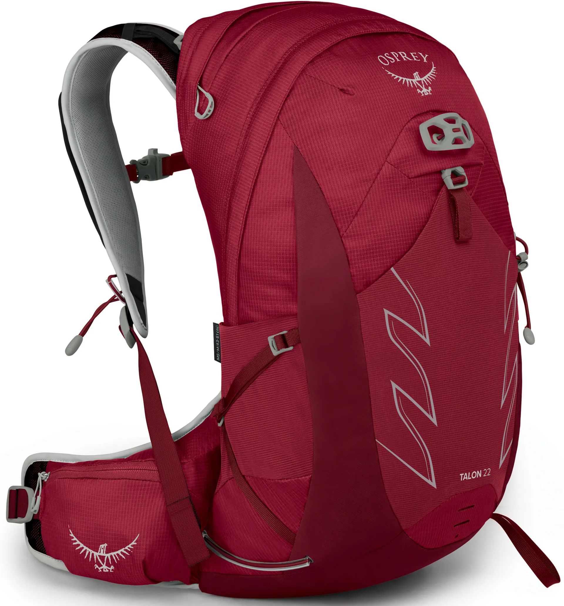 Osprey Mens Talon 22 Rucksack Cosmic Red