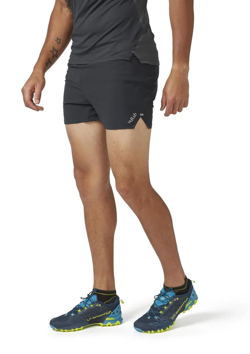 Rab Mens Talus Trail Light Shorts - Ebony-1