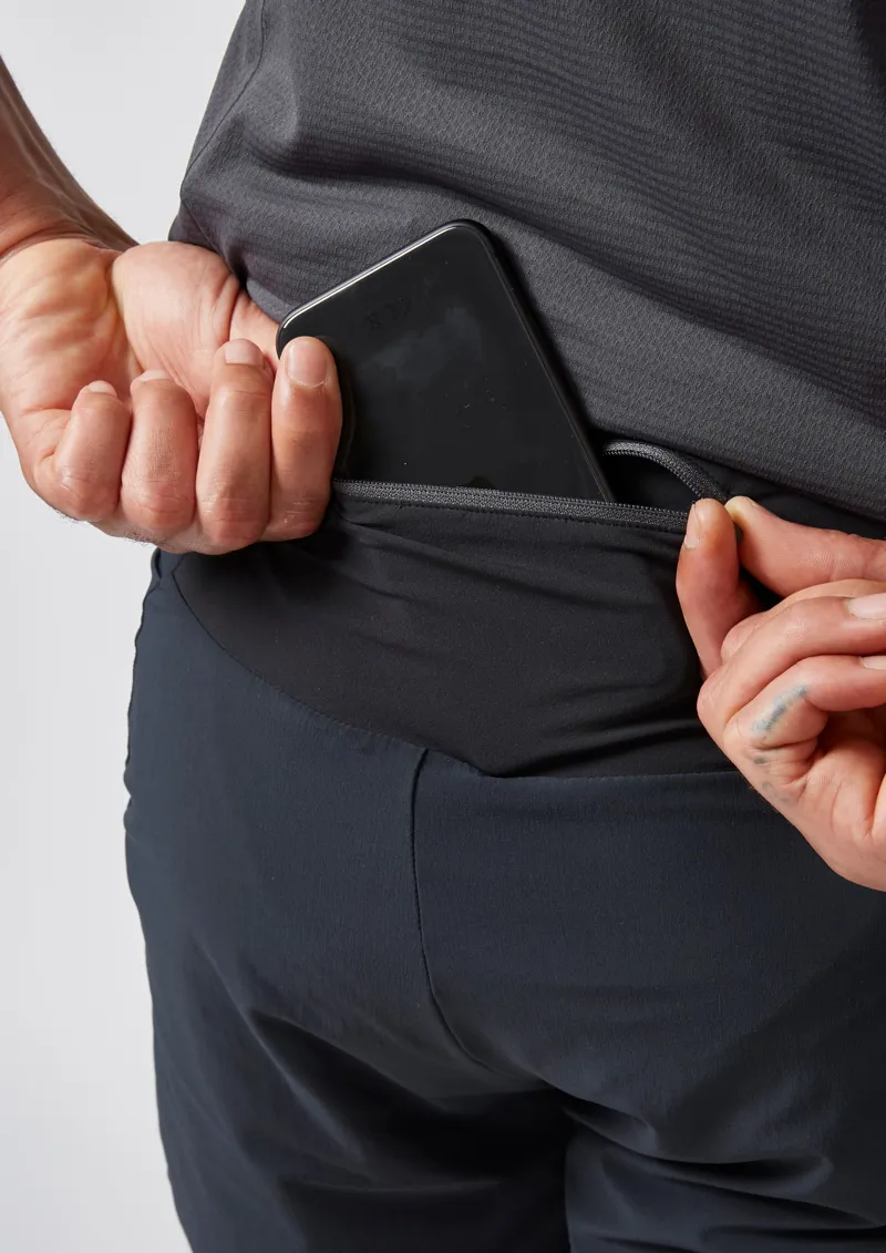 Rab Mens Talus Trail Light Shorts - Ebony-Zest-4