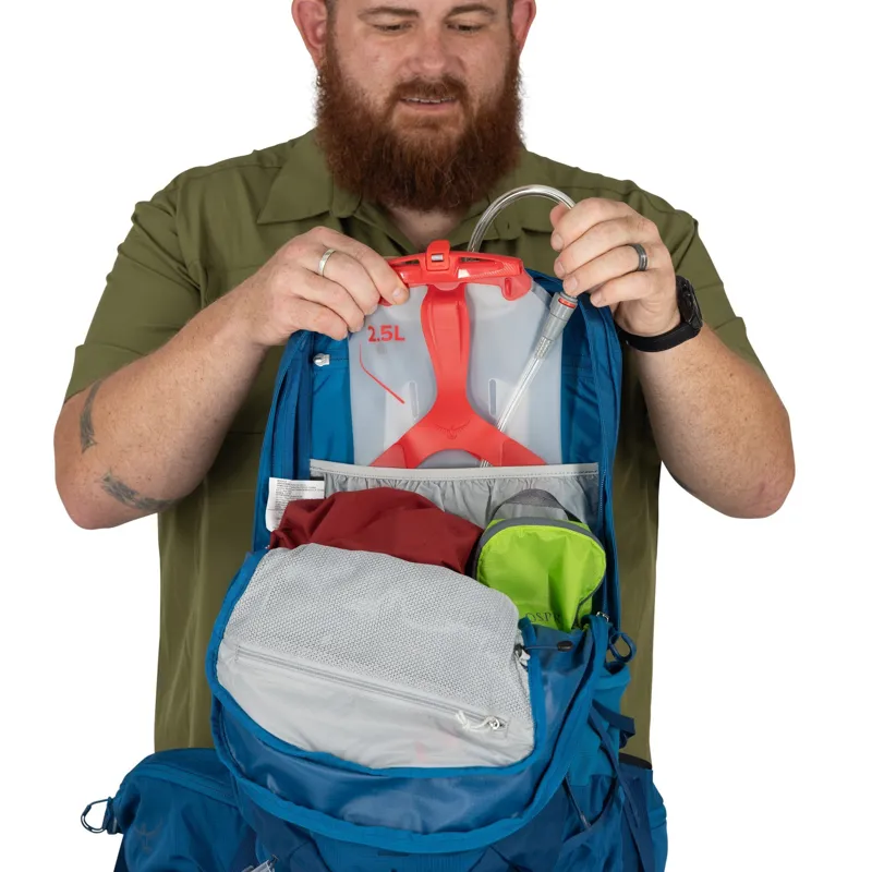 Osprey Talon 22 Rucksack - Extended Fit - Black Coal-Grey-12