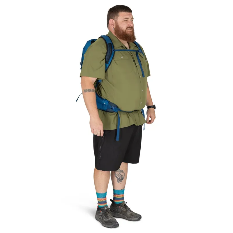 Osprey Talon 22 Rucksack - Extended Fit - Black Coal-Grey-3