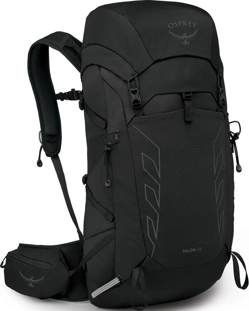 Osprey Talon 33 Rucksack - Extended Fit - Black Coal Grey