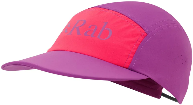 Rab Talus 5 Panel Cap - Plum-Watermelon