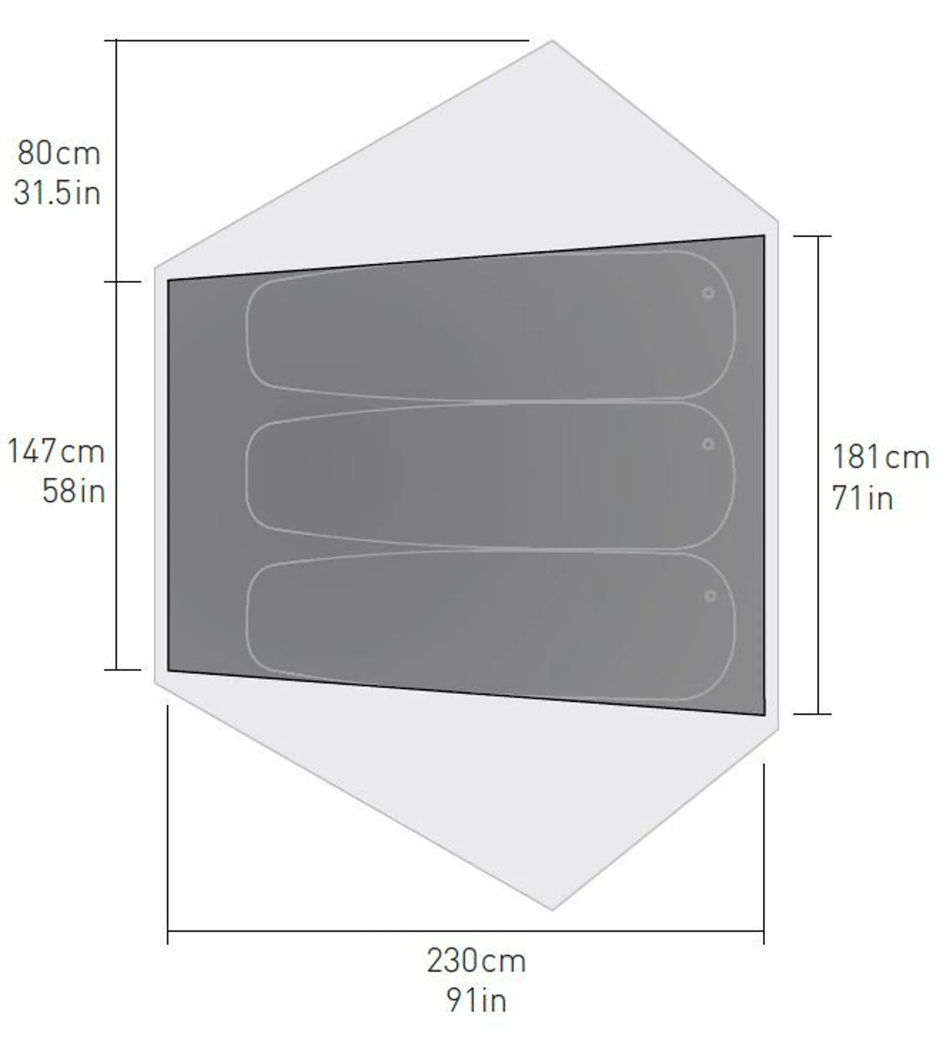 Sea To Summit Telos TR3 PLUS Tent Package Green