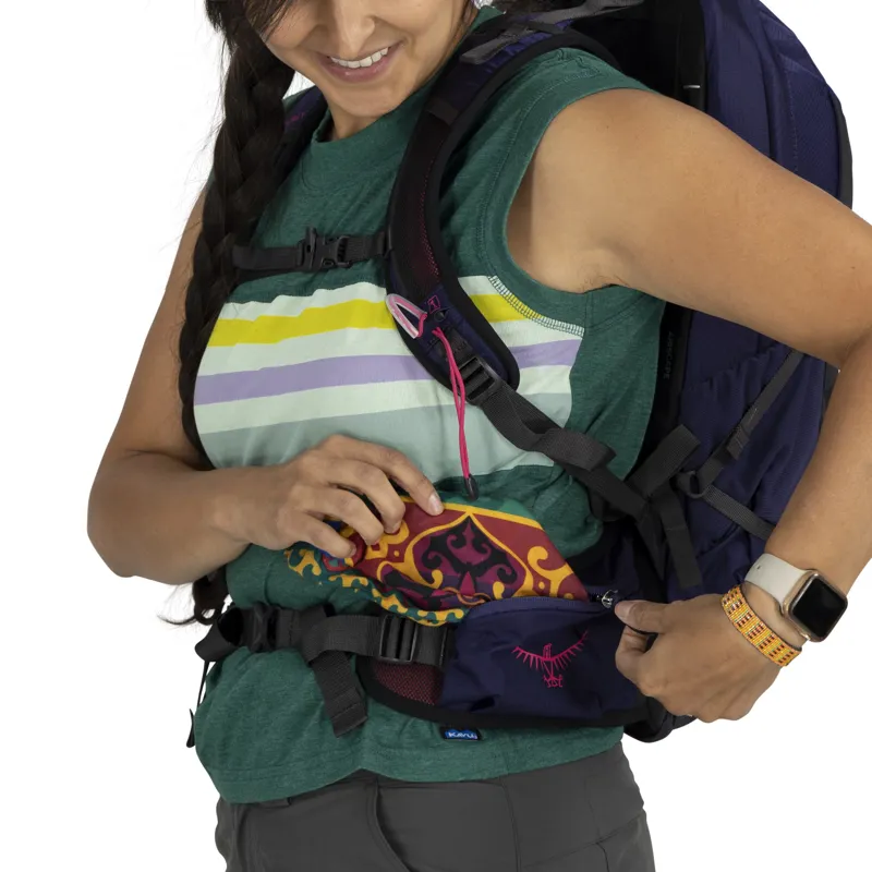 Osprey Womens Tempest 11 Rucksack - Deep Fig-Hotspot Pink-8